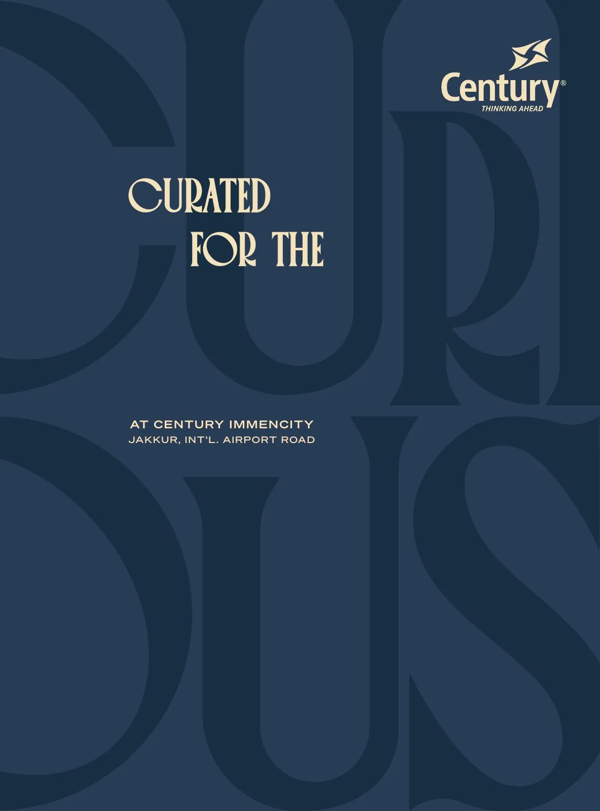 Curated for the Curious — brochure — cover page