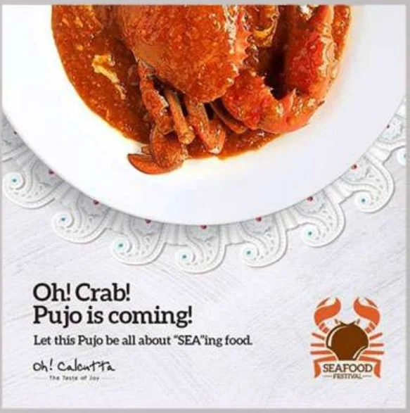 Oh! Calcutta dangler: “Oh! Crab! Pujo is coming!”